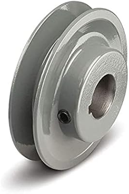 Poulie de moteur de compresseur d'air en aluminium abbasly (4 pouces 24 mm)