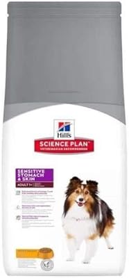 Hills science plan adult dog food pour chiens sensibles, à l'estomac et à