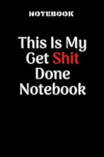 Cahier drôle : carnet de notes ligné/ligné/cadeau de journal, this is my get sh*t done notebook : 80 pages, 6x9, couverture souple, finition mate. La boutique en ligne DIAYTAR COTE D'IVOIRE est une plateforme conviviale et facile à utiliser, permettant aux clients de naviguer aisément à travers les différentes catégories de produits. Les descriptions détaillées des produits et les avis des clients aident à prendre des décisions d'achat éclairées. Cela améliore l'expérience d'achat en ligne pour les clients.