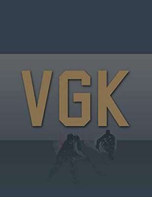 Vgk : (8,5" x 11") carnet de composition pour les fans de hockey