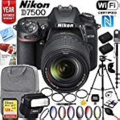 Appareil photo numérique nikon d7500 20,9 mp au format dx avec af-s 18-140