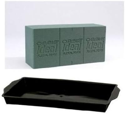 1 x briques en mousse humide oasis perfect et 1 x 1 plateau