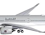 Avion en alliage qatar airbus a350-900 à l'échelle 1/400, jouets pour adultes
