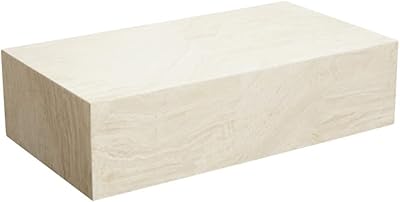 Lamac crafts - 90lx45wx35h table basse centrale 100 % marbre pour salon extérieur