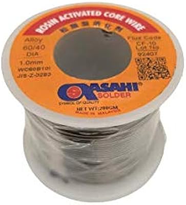 Fil à souder asahi 1mm 200g original fabriqué en malaisie. La boutique en ligne DIAYTAR COTE D'IVOIRE propose également des promotions et des offres spéciales régulières pour fidéliser sa clientèle et attirer de nouveaux clients. Les consommateurs peuvent profiter de ces avantages pour acheter leurs produits préférés à des prix encore plus bas. L'engagement de l'entreprise envers la satisfaction du client et l'innovation technologique la positionne comme un acteur majeur du commerce électronique en Côte d'Ivoire.