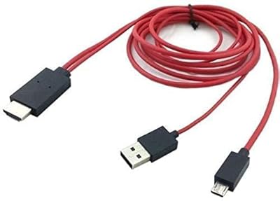 Adaptateur de câble av micro usb vers hdmi pour tv hd pour samsung