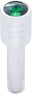 Serrure de porte chromée united pacific 40202 avec diamant moyen - vert