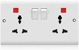 Prise de commutation standard universelle microlite, 2 interrupteurs 13a 240v ac avec néon - blanc. La boutique en ligne DIAYTAR COTE D'IVOIRE est une plateforme de commerce électronique généraliste qui propose plus de 300 000 références de produits. Elle offre une large sélection de produits, des prix compétitifs et une expérience d'achat en ligne sécurisée. DIAYTAR COTE D'IVOIRE est la destination idéale pour les consommateurs ivoiriens qui cherchent à faire leurs achats en ligne.
