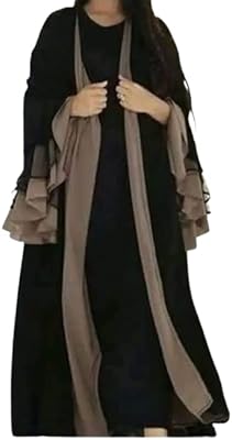 Samira fashion abaya en noir et marron avec manches longues à l'intérieur, abayas de soirée pour femmes, vêtements de fête islamique, burkha hijab. DIAYTAR COTE D'IVOIRE est la destination idéale pour les consommateurs ivoiriens qui recherchent des produits variés et de qualité à des prix abordables. Avec une offre de plus de 300 000 références, la boutique en ligne répond aux besoins de tous les clients, quels que soient leurs intérêts ou leurs préférences. Elle propose également un service client de haute qualité.