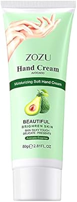 Crème hydratante douce pour les mains zozu à l'avocat, 80 grammes, contient de la vitamine b et de la vitamine e/antioxydants, préserve l'eau et hydrate la peau, facile à absorber. DIAYTAR COTE D'IVOIRE est déterminée à offrir une expérience d'achat en ligne personnalisée et satisfaisante à tous ses clients. Nous sommes à l'écoute de vos commentaires et de vos suggestions pour continuellement améliorer nos services et notre offre de produits. Notre objectif est de vous offrir la meilleure expérience d'achat en ligne possible, avec des prix compétitifs, des services de livraison rapides et une garantie de satisfaction.
