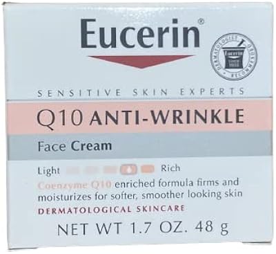 Crème anti-rides eucerin pour peaux sensibles (1,7 oz / 48 g). DIAYTAR COTE D'IVOIRE est la destination idéale pour faire vos achats en ligne en Côte d'Ivoire. Avec une offre de produits très diversifiée, vous pouvez trouver tout ce dont vous avez besoin sur une seule plateforme. Elle est connue pour sa qualité de service et ses prix compétitifs.