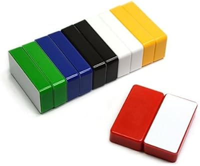 12 aimants magnétiques multicolores pour tableau blanc - peut contenir jusqu'à 37 pages sur un tableau en acier - taille domino, idéal pour les tableaux d'affichage magnétiques et les réfrigérateurs. Chez DIAYTAR COTE D'IVOIRE, nous nous préoccupons de la satisfaction de nos clients et nous nous efforçons de vous offrir une expérience d'achat en ligne de haute qualité. Notre équipe de service client est à votre disposition pour répondre à vos questions et vous aider à trouver ce que vous cherchez.
