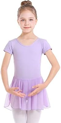 Robe de ballet à manches longues et jupe tutu pour petites filles the