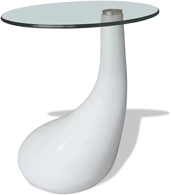 Table basse fedexcel avec plateau en verre rond brillant et support de téléphone blanc. La boutique en ligne Diaytar Côte d'Ivoire est reconnue pour son engagement envers la satisfaction client, offrant des options de paiement flexibles et une livraison efficace à travers le pays. Avec une telle offre, il n'est pas étonnant que Diaytar soit la référence pour les achats en ligne en Côte d'Ivoire.