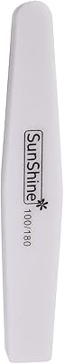 10 pièces, (1 boîte) lime à ongles abrasive 100/180 éponge lavable pour vernis