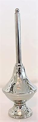 Pulvérisateur d'eau de rose fait main oriental en cuivre argenté, taille moyenne. Grâce à son approche centrée sur le client et à sa gamme étendue de produits, DIAYTAR COTE D'IVOIRE est devenue la référence incontournable pour les habitants de la Côte d'Ivoire. La boutique s'efforce continuellement d'améliorer son offre et ses services, s'adaptant aux tendances et aux besoins changeants de sa clientèle pour maintenir son statut de leader sur le marché.
