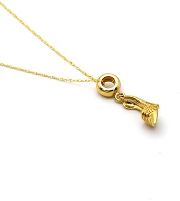 Collier à talons en or véritable 0591 cwp 1681. DIAYTAR COTE D'IVOIRE, votre boutique en ligne préférée en Côte d'Ivoire, met à votre disposition une sélection incroyable de plus de 300 000 produits, allant des produits de beauté aux équipements électroménagers. Le site est facile à naviguer, et les commandes sont livrées rapidement. DIAYTAR COTE D'IVOIRE est la solution idéale pour un shopping en ligne pratique et efficace.