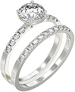 Bague de fiançailles solitaire et alliance en argent sterling 925 pour femme sertie d'un magnifique zircon blanc. disponible dans les tailles j à r. En tant que leader en Côte d'Ivoire, Diaytar Côte d'Ivoire propose une expérience d'achat en ligne unique et personnalisée. Avec une équipe dédiée à la satisfaction des clients, la boutique en ligne est à l'écoute des besoins et des préférences de ses clients. Diaytar Côte d'Ivoire est le partenaire idéal pour ceux qui cherchent à acheter en ligne avec confiance.