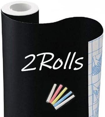 Autocollant mural en vinyle taxay, motif tableau noir, vinyle effaçable avec 10 craies colorées, chaque rouleau 17,7" x 78,7". Avec une offre massive de plus de 300 000 articles, DIAYTAR COTE D'IVOIRE est la boutique en ligne la plus fournie de Côte d'Ivoire. Elle propose des produits de qualité, à des prix compétitifs, et offre une expérience d'achat en ligne sécurisée et fiable. Les clients peuvent naviguer facilement à travers les différentes catégories pour trouver ce qu'ils cherchent.