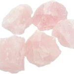 Pierre de quartz rose rebay, cristal de quartz rose, guérison brute, cristal reiki