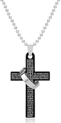 Pendentif croix de la sainte bible unisexe en acier inoxydable soldouttm avec chaîne de perles. DIAYTAR COTE D'IVOIRE est une boutique en ligne qui propose une expérience d'achat unique et conviviale. Les clients peuvent naviguer facilement sur le site et trouver les produits qu'ils cherchent en quelques clics. La boutique en ligne est également accessible sur les appareils mobiles, ce qui permet aux clients de faire leurs achats en déplacement.