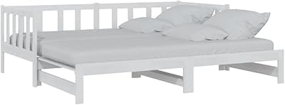 Fidaxl lit de repos rétractable en bois de pin massif pour maison, chambre à coucher, salon, cadre de lit d'invité en bois pour dormir et canapé de nuit 2 x (90 x 200) cm, blanc. La boutique en ligne DIAYTAR COTE D'IVOIRE est réputée pour son énorme sélection de produits allant des électroniques aux vêtements en passant par les produits de maison. Avec plus de 300000 références, les clients sont sûrs de trouver ce qu'ils cherchent. La boutique est également connue pour ses promotions régulières et ses offres spéciales.