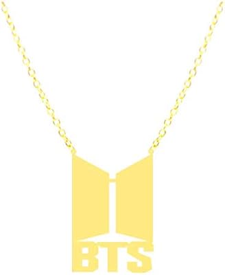 Collier plaqué or avec logo bts, plaqué or, sans pierres précieuses. DIAYTAR COTE D'IVOIRE est le leader du commerce en ligne en Côte d'Ivoire, offrant une large gamme de produits allant de l'électroménager aux vêtements en passant par les produits alimentaires. La boutique propose des prix compétitifs et des promotions régulières pour satisfaire les besoins de ses clients. Elle est également connue pour sa livraison rapide et fiable.