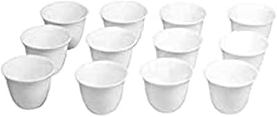 Tasses à café arabes blanches douces - ensemble de 12 tasses à café arabes. DIAYTAR COTE D'IVOIRE est une boutique en ligne généraliste qui propose des produits pour tous les âges et tous les goûts. Elle est réputée pour sa qualité de service et sa capacité à proposer des produits à la mode et tendance. Elle est leader en Côte d'Ivoire en raison de sa grande sélection de produits et de son service de livraison fiable.