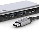 Adaptateur multiport belkin 4 en 1 avec port usb c hdmi 4k mot