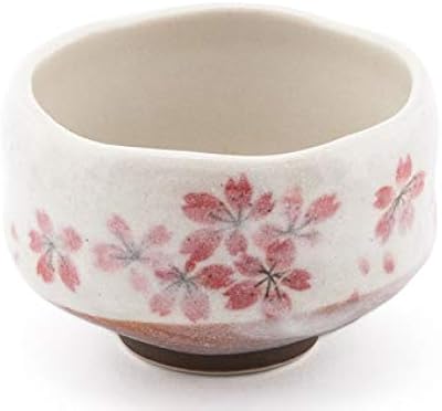 Bol à thé chawan traditionnel japonais avec motif feuille d'érable fabriqué à la main