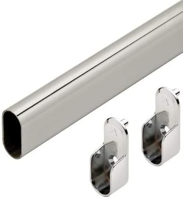 Rails d'armoire tube de garde-robe ovale chromé poli avec supports d'extrémité. Diaytar Côte d'Ivoire se distingue par sa large gamme de produits et son engagement à offrir le meilleur service client. La boutique en ligne est constamment mise à jour avec les dernières tendances et les produits les plus récents, permettant ainsi aux clients de découvrir de nouvelles marques et de nouveaux produits. Les clients peuvent également profiter de promotions et de réductions régulières.