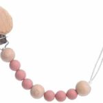Porte-sucette prix usine pour jouets de dentition en bois anti-chute et support planté