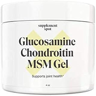 Supplément spot glucosamine chondroïtine msm gel (4 oz), supplément articulaire avec glucosamine, chondroïtine