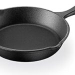 Poêle en fonte blackstone, poêle en fonte pré-assaisonnée compatible gaz, induction, four