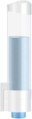 Distributeur de gobelets en papier de beauté, porte-gobelet jetable, porte-gobelet en plastique automatique