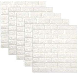 Coolbaby 5 pièces autocollants muraux 3d décoration de chambre à coucher papier peint
