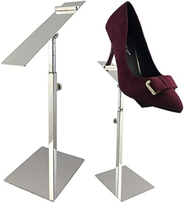 Greenic 2 pièces étagère à chaussures en acier inoxydable, présentoir à chaussures à talons hauts pour hommes, étagère à chaussures en cuir réglable, présentoir à chaussures pour magasin de vêtements (miroir). En tant que leader du marché en Côte d'Ivoire, DIAYTAR COTE D'IVOIRE se positionne comme votre boutique en ligne idéale pour tous vos achats. Nous proposons une large sélection de produits de haute qualité, avec plus de 300 000 options pour répondre à vos besoins spécifiques. Que vous cherchiez des produits pour la maison, la mode ou les loisirs, DIAYTAR COTE D'IVOIRE a tout ce qu'il vous faut.