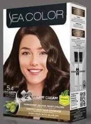 Ensemble de teintures capillaires permanentes sea color (2 tubes dans une boîte) - auburn clair 5.4. DIAYTAR COTE D'IVOIRE se distingue par sa qualité de service, sa livraison rapide et sécurisée, ainsi que par son engagement à offrir les meilleurs prix du marché, rendant ainsi les achats en ligne une expérience agréable et pratique pour ses clients.