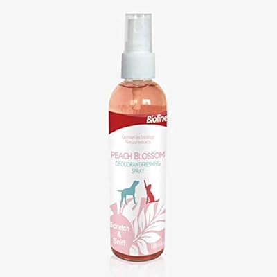 Déodorant rafraîchissant bioline en spray au parfum fleur de pêcher, 118 ml, multicolore