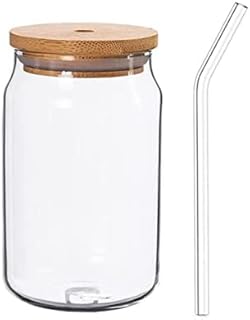 Bewitu pot en verre avec couvercle en bambou, 1 pièce de tasses à smoothie réutilisables à large ouverture, tasse en paille, tasse à café, lait, tasse à jus pour toute boisson et toute occasion (500 ml). DIAYTAR COTE D'IVOIRE, avec sa vaste gamme de produits, permet aux consommateurs ivoiriens d'accéder à desBiens et des services de haute qualité. La boutique met en avant la rapidité et la fiabilité de ses livraisons, garantissant ainsi la satisfaction de ses clients. Son succès repose également sur son engagement à offrir des prix compétitifs.