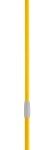 Vadrouille de nettoyage de vitres epex 20 cm avec manche télescopique, jaune/gris, 20670