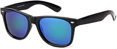 Via leeca lunettes de soleil polarisées vintage pour hommes et femmes, verres miroir