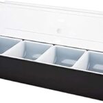 Pot à épices en plastique amater avec couvercle | organisateur de service à