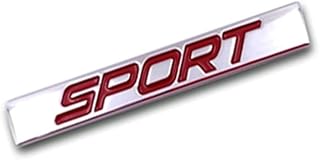 Décoration de voiture avec logo de sport carré en alliage de zinc soldot
