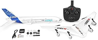 Airbus a120-a380 2,4 ghz 3ch drone rc à voilure fixe, conception d'avion rc