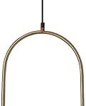 Suspension boule de verre hua qiang wang, suspension moderne en laiton antique, plafonnier
