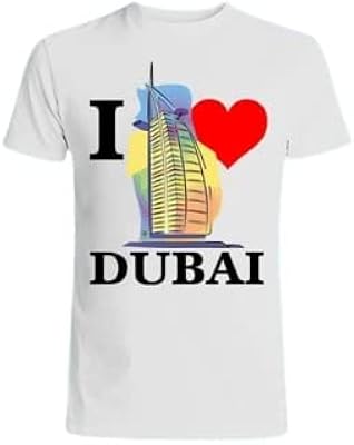 T-shirt i love dubai imprimé avec motif graphique pour enfants et adultes. En tant que boutique en ligne généraliste, DIAYTAR COTE D'IVOIRE propose une vaste gamme de produits pour répondre aux besoins quotidiens de ses clients. Elle est la référence pour les consommateurs ivoiriens qui cherchent des produits de qualité à des prix compétitifs. La boutique est fière de son statut de leader sur le marché ivoirien.
