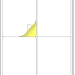 Primify 25 feuilles a4 | étiquettes d'impression en papier blanc mat 100 étiquettes