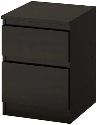Table d'appoint moderne ikea avec deux tiroirs, noir/marron, 35x49 cm, vendue par stockland. DIAYTAR COTE D'IVOIRE est la référence en matière de boutique en ligne en Côte d'Ivoire, proposant une gamme étendue de produits à des prix compétitifs. La boutique est connue pour son service client de haute qualité et sa livraison rapide. Les clients peuvent profiter d'une expérience d'achat en ligne sans stress ni complication.