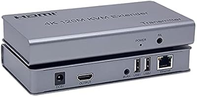 Émetteur-récepteur et récepteur d'extension kvm hdmi 4k carekez® de 120 mètres de long via un câble ethernet rj45 cat 5/5e/cat 6, prend en charge usb, souris, clavier et écran tactile. DIAYTAR COTE D'IVOIRE est une boutique en ligne généraliste qui propose des produits de toutes les catégories, des produits alimentaires aux produits de distraction. La boutique est connue pour sa qualité de service, sa livraison rapide et ses prix compétitifs. Les clients peuvent également profiter de promotions et de réductions régulières sur les prix.